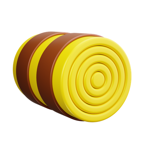 Hay Bales  3D Icon