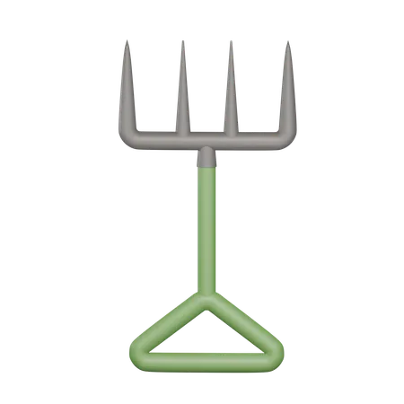Hay Fork  3D Icon
