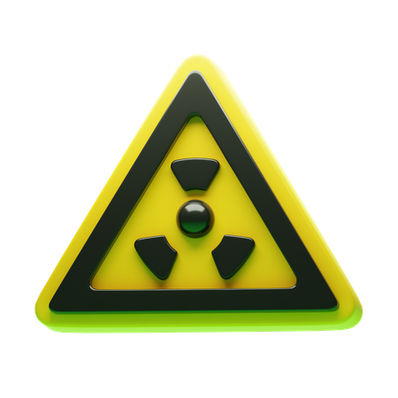 HAZARD SIGN  3D Icon