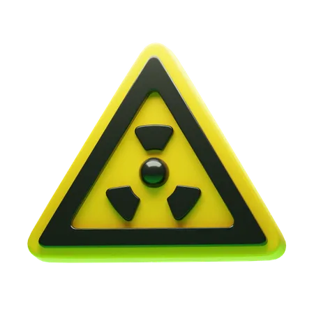 HAZARD SIGN  3D Icon