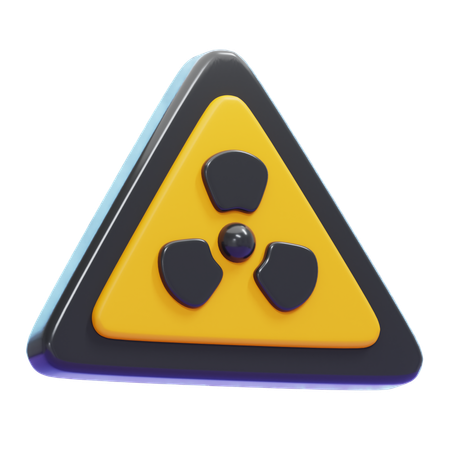 HAZARD SIGN  3D Icon