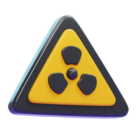 HAZARD SIGN  3D Icon