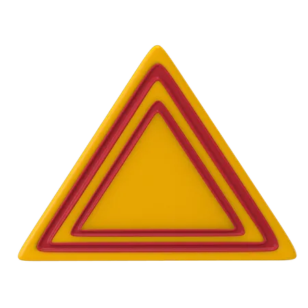 危険標識  3D Icon