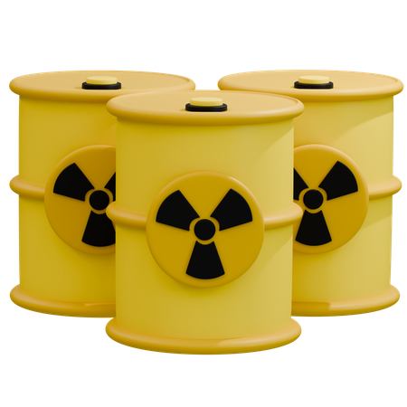 Hazardous Radioactive Material Storage  3D Icon