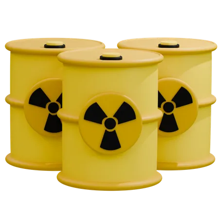 Hazardous Radioactive Material Storage  3D Icon