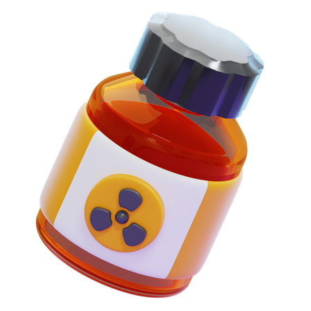 HAZARDOUS SUBTANCE  3D Icon