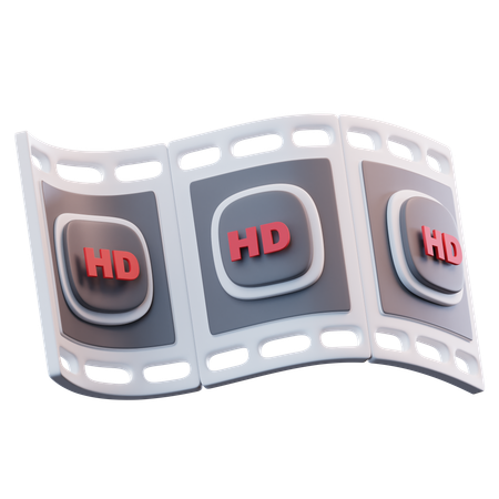 HD-Auflösung  3D Icon