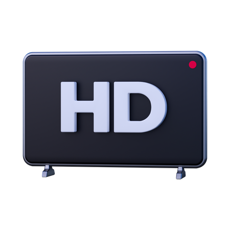 HD Resolution  3D Icon