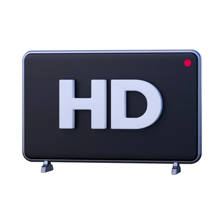 HD Resolution  3D Icon