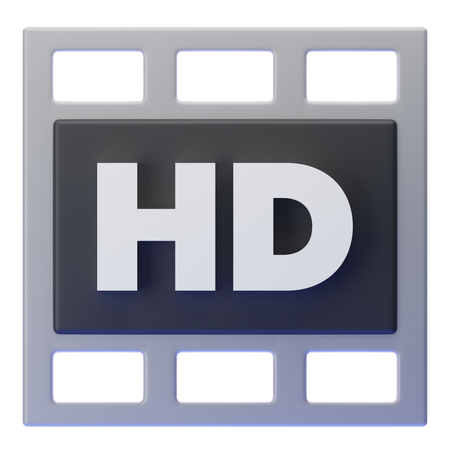 HD RESOLUTION  3D Icon