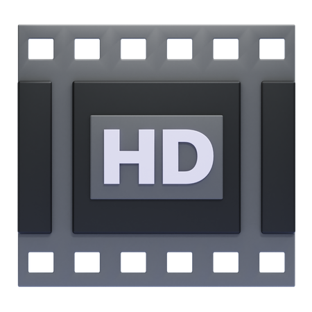 HD Resolution  3D Icon