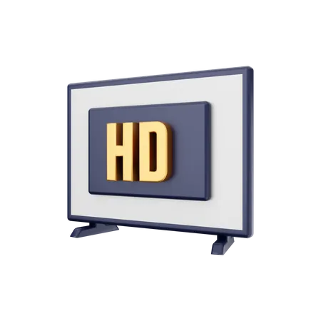 Hd Smart Tv  3D Illustration