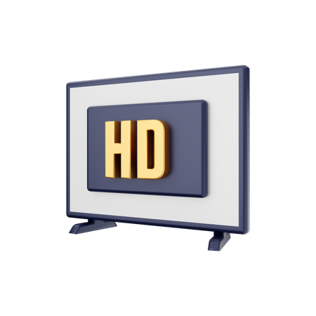 Hd Smart Tv 3D Illustration