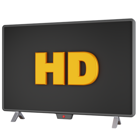 Hd Tv  3D Icon