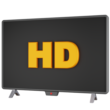 Hd Tv  3D Icon