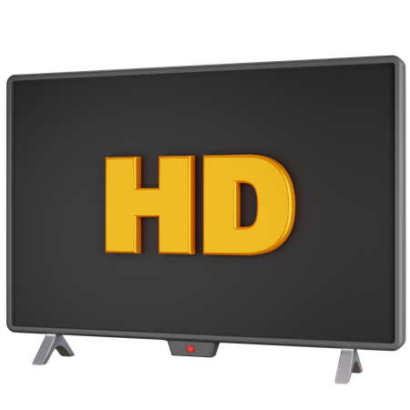 Hd Tv 3D Icon