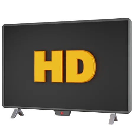 Hd Tv 3D Icon