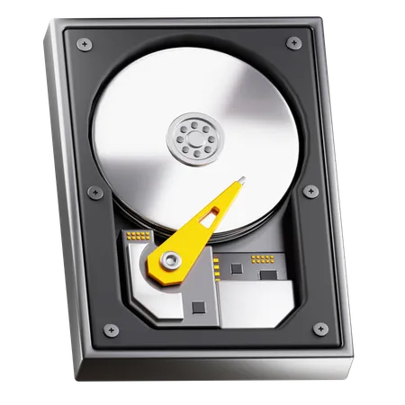 Harddisk Drive Storage 3D Icon