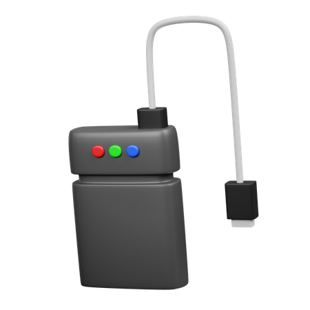 Hdd External  3D Icon
