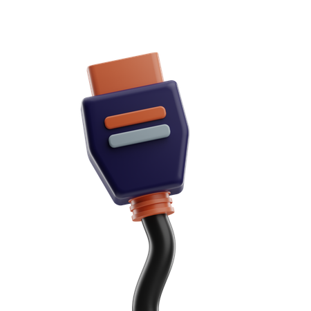 HDMI-Anschluss  3D Icon