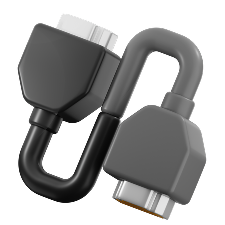 Hdmi Cable  3D Icon