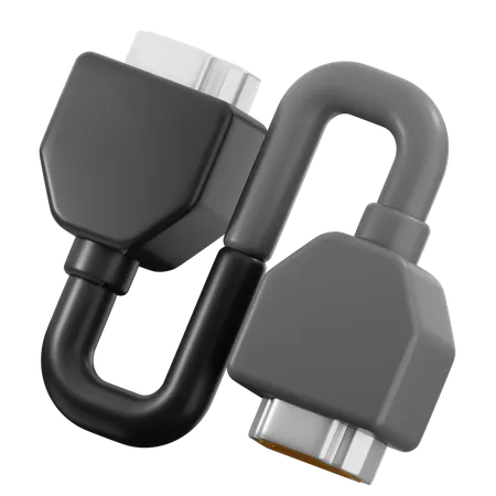 Hdmi Cable  3D Icon