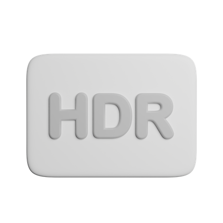 HDR  3D Icon