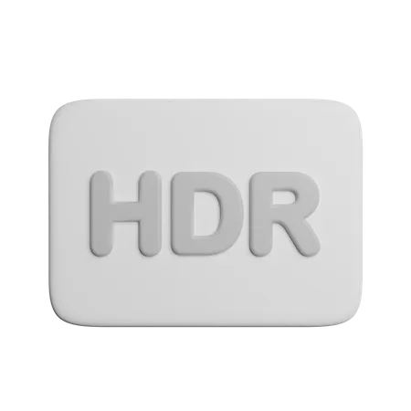 HDR  3D Icon