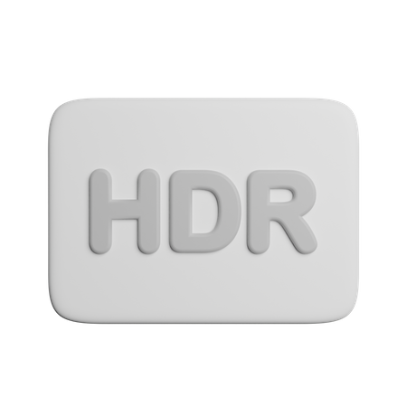 HDR 3D Icon