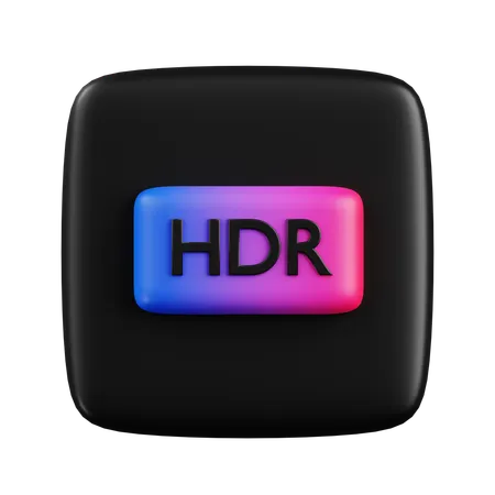 Hdr Format  3D Icon