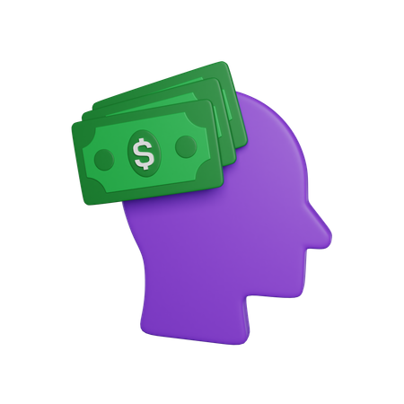 Head Bank Notes  3D Icon