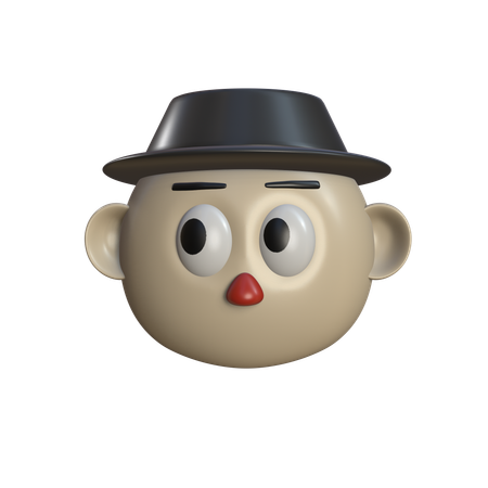 Head Character  3D Icon