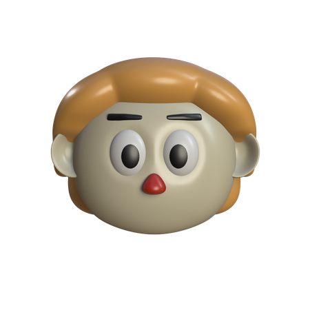 Head Character  3D Icon