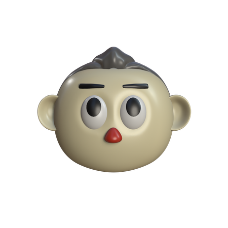 Head Character  3D Icon