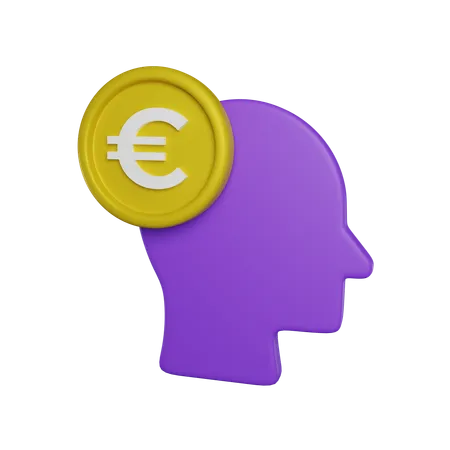 Head Euro  3D Icon