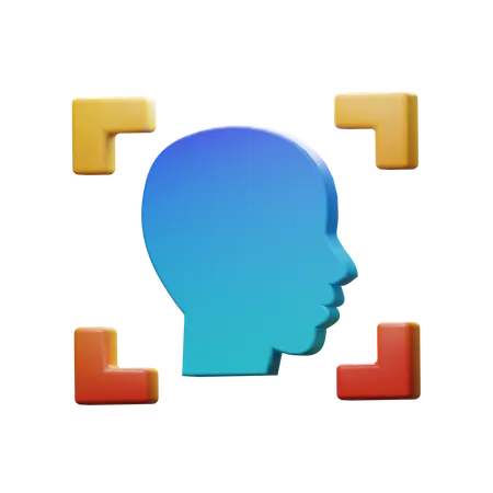 Head Focus  3D Icon