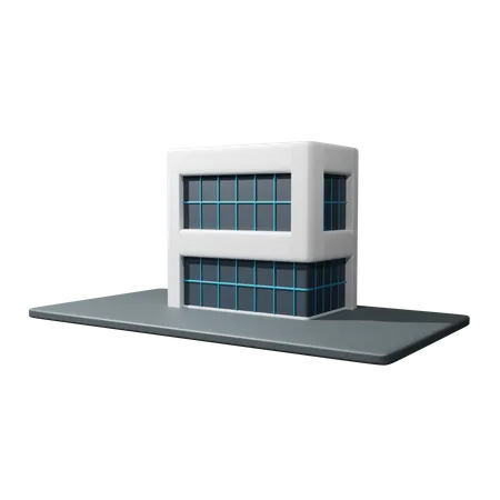 Head office building 3D Icon