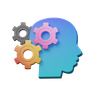 brain setting emoji 3d