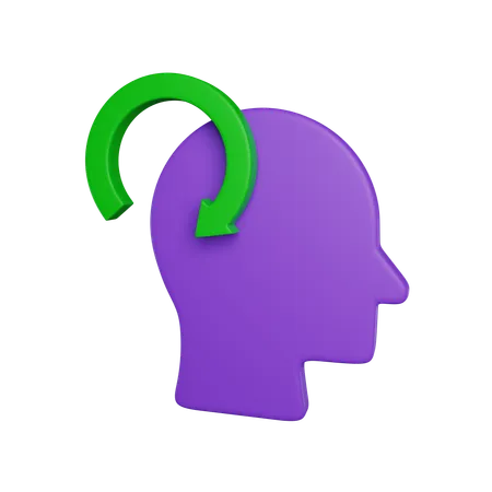 Head Progress  3D Icon