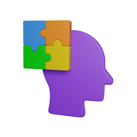 Head Puzzle  3D Icon