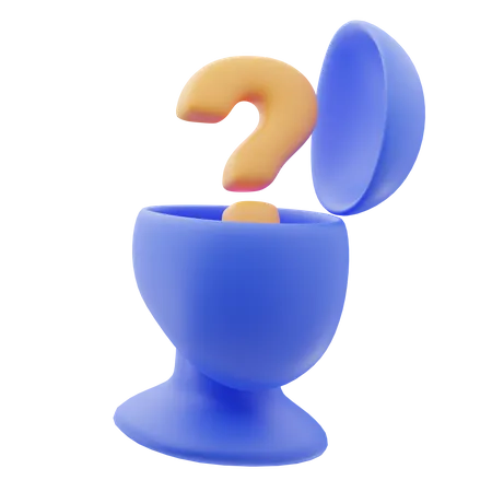 Question Inside Head 3D Icon