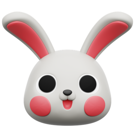 Head Rabbit  3D Icon