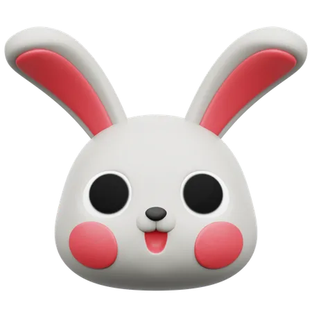Head Rabbit  3D Icon