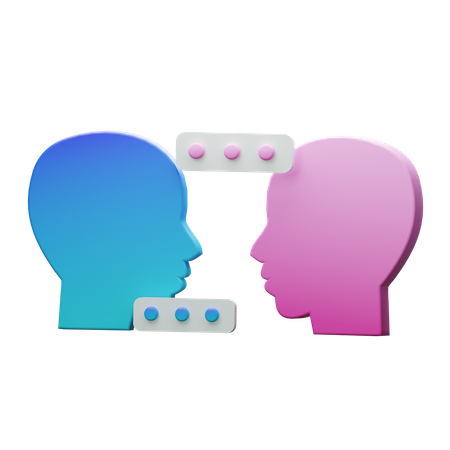 Head Talking 3D Icon