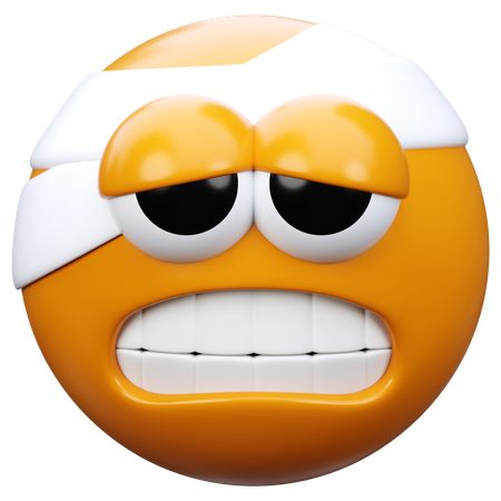 Headache Emoji  3D Icon