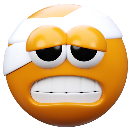 Headache Emoji  3D Icon