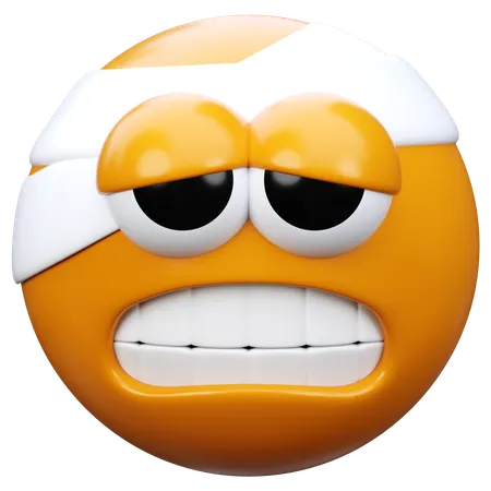 Headache Emoji  3D Icon