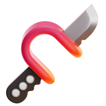 Headband Knife  3D Icon