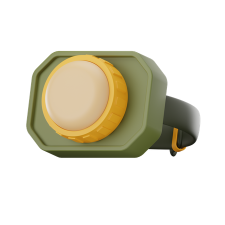 Headlamp  3D Icon