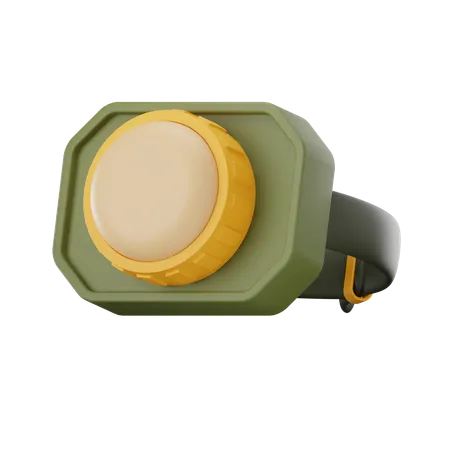 Headlamp  3D Icon